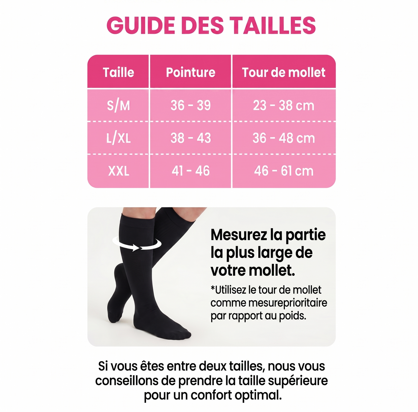 Ovelys™ Chaussettes de compression Premium