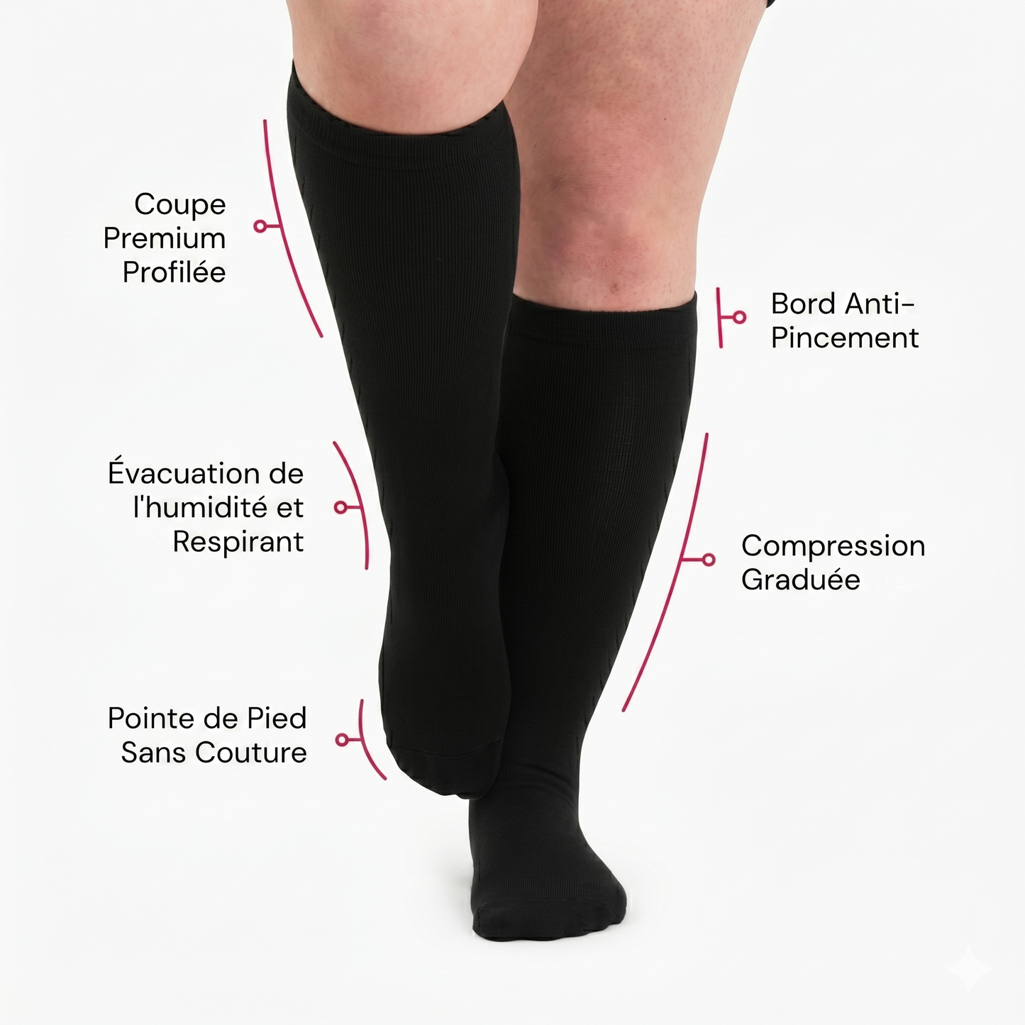 Ovelys™ Chaussettes de compression Premium